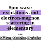 Spin-wave excitations and electron-magnon scattering in elementary ferromagnets from ab initio many-body perturbation theory [E-Book] /