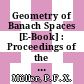 Geometry of Banach Spaces [E-Book] : Proceedings of the Conference Held in Strobl, Austria 1989 /