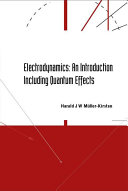 Electrodynamics : an introduction including quantum effects /