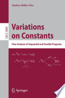 Variations on Constants [E-Book] / Flow Analysis of Sequential and Parallel Programs