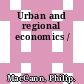 Urban and regional economics /