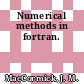 Numerical methods in fortran.