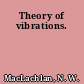 Theory of vibrations.