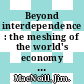 Beyond interdependence : the meshing of the world's economy and the earth's ecology [E-Book] /