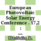 European Photovoltaic Solar Energy Conference . 17,2 : proceedings of the international conference held in Munich, Germany, 22-26 October 2001 /