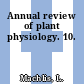 Annual review of plant physiology. 10.