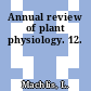 Annual review of plant physiology. 12.