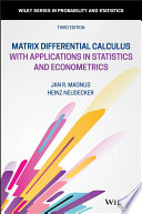 Matrix differential calculus with applications in statistics and econometrics [E-Book] /