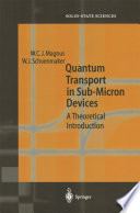 Quantum Transport in Submicron Devices [E-Book] : A Theoretical Introduction /