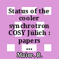 Status of the cooler synchrotron COSY Jülich : papers European particle accelerator conference: London, June 27 - July 1, 1994 [E-Book] /