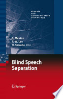 Blind Speech Separation [E-Book] /