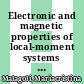 Electronic and magnetic properties of local-moment systems : rare earth metals and oxides [E-Book] /