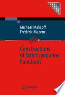 Constructions of Strict Lyapunov Functions [E-Book] /