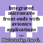 Integrated microwave front-ends with avionics applications / [E-Book]