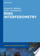 Ring interferometry [E-Book] /