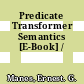 Predicate Transformer Semantics [E-Book] /