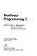 Symposium on nonlinear programming vol. 0003: proceedings : Madison, WI, 11.07.77-13.07.77.