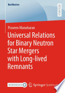 Universal Relations for Binary Neutron Star Mergers with Long-lived Remnants [E-Book] /