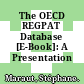 The OECD REGPAT Database [E-Book]: A Presentation /