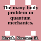 The many-body problem in quantum mechanics.