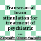 Transcranial brain stimulation for treatment of psychiatric disorders : [E-Book] explores the use of an innovative technology /