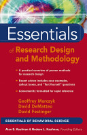 Essentials of research design and methodology /