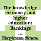 The knowledge economy and higher education: Rankings and classifications, research metrics and learning outcomes measures as a system for regulating the value of knowledge [E-Book] /