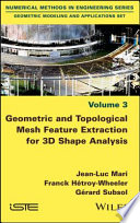 Geometric and topological mesh feature extraction for 3D shape analysis [E-Book] /