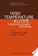 High Temperature Alloys [E-Book] : Their Exploitable Potential /