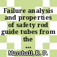 Failure analysis and properties of safety rod guide tubes from the HWCTR [E-Book]