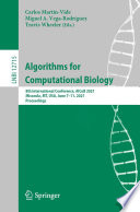 Algorithms for Computational Biology [E-Book] : 8th International Conference, AlCoB 2021, Missoula, MT, USA, June 7-11, 2021, Proceedings /