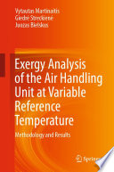 Exergy Analysis of the Air Handling Unit at Variable Reference Temperature [E-Book] : Methodology and Results /