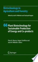 Plant Biotechnology for Sustainable Production of Energy and Co-products [E-Book] /