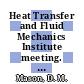 Heat Transfer and Fluid Mechanics Institute meeting. 13 : proceedings Stanford, CA, 15.06.60-17.06.60.