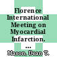 Florence International Meeting on Myocardial Infarction. 2 : May 8-12, 1979 : proceedings /