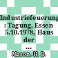 Industriefeuerungen : Tagung, Essen 5.10.1978, Haus der Technik /