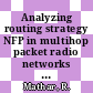 Analyzing routing strategy NFP in multihop packet radio networks on a line.