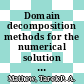 Domain decomposition methods for the numerical solution of partial differential equations / [E-Book]