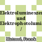 Elektrolumineszenz und Elektrophotolumineszenz /
