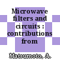 Microwave filters and circuits : contributions from Japan.