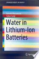 Water in Lithium-Ion Batteries [E-Book] /