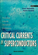 International workshop on critical currents in superconductors 0008: proceedings : Kitakyushu, 27.05.96-29.05.96.