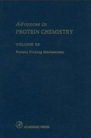 Advances in protein chemistry. 53. Protein folding mechanisms /