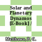 Solar and Planetary Dynamos [E-Book] /