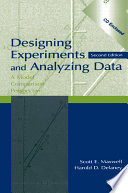 Designing experiments and analyzing data : a model comparison perspective /