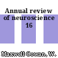 Annual review of neuroscience 16