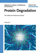 Protein degradation. 2. The ubiquitin-proteasome system /
