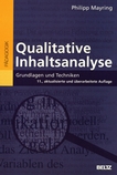 Qualitative Inhaltsanalyse : Grundlagen und Techniken /
