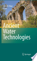 Ancient Water Technologies [E-Book] /