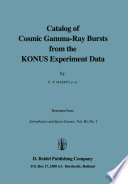 Catalog of Cosmic Gamma-Ray Bursts from the KONUS Experiment Data [E-Book] /